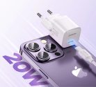 Joyroom JR-TCF02 USB-C PD 20W wall charger + USB-C cable - white