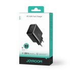 Joyroom JR-TCF06 USB-C PD 20W wall charger + USB-C cable - black