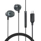 Acefast L1 in-ear headphones with Lightning connector, microphone and remote control 1.2 m - black