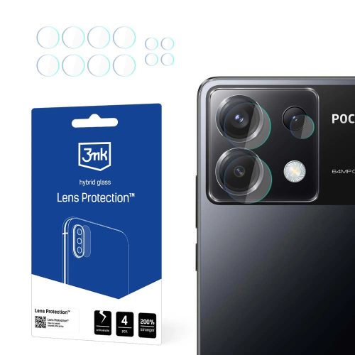 3mk Lens Protection™ hybrid camera glass for Poco X6 5G