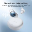 TWS Joyroom JR-TS2 Cozydots Series wireless headphones with active noise reduction, Bluetooth 5.3 - white