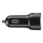 Silver Monkey SMA078 car charger 1xUSB-C 1xUSB-A 45W PD QC - black