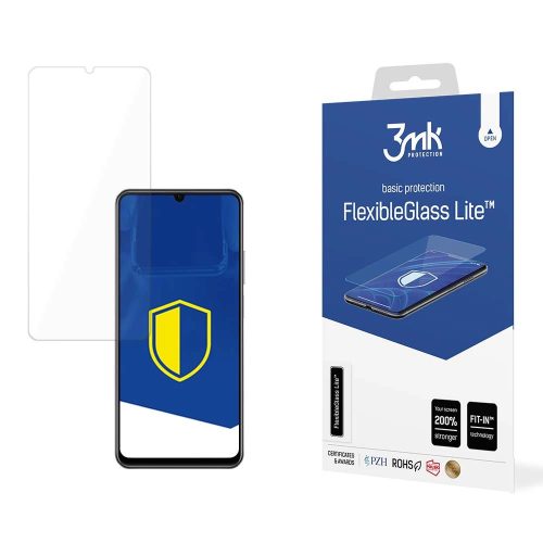 3mk FlexibleGlass Lite™ hybrid glass on Realme Note 50