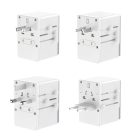 Dudao A65Pro 65W EU / US / JP / AUS / UK travel adapter 2x USB-C 2x USB-A - white