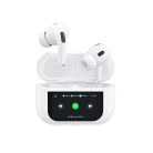 Dudao U19 in-ear TWS wireless Bluetooth 5.3 headphones with LED display - white