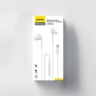 Dudao X3C+ wired USB-C in-ear headphones 1.2m - white