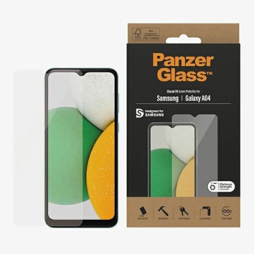 PanzerGlass Classic Fit antibacterial glass for Samsung Galaxy A04