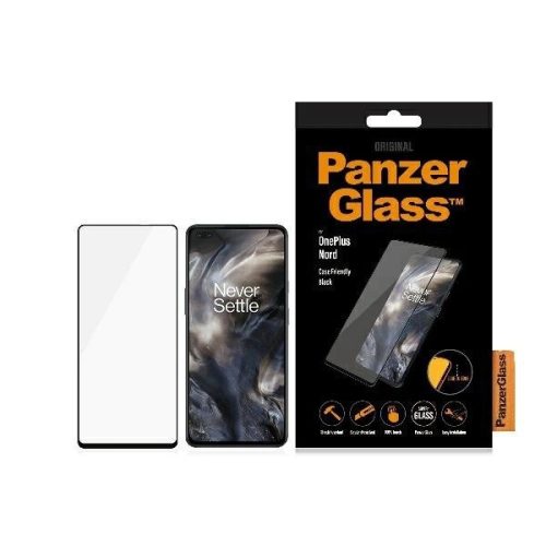 PanzerGlass E2E Super+ tempered glass for OnePlus Nord - with black frame