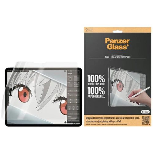 Antibacterial PanzerGlass GraphicPaper foil with a glare filter for iPad Air 12.9" 2024 / iPad Pro 12.9" 2024