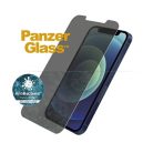 PanzerGlass Standard Super+ antibacterial privatizing tempered glass for iPhone 12 mini