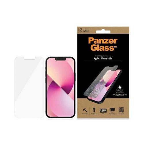 PanzerGlass Standard Super+ antibacterial tempered glass for iPhone 13 mini