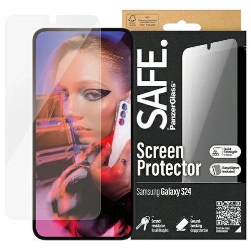 SAFE by PanzerGlass Ultra-Wide Fit tempered glass for Samsung Galaxy S24