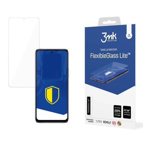 3mk FlexibleGlass Lite™ hybrid glass on Infinix Hot 20