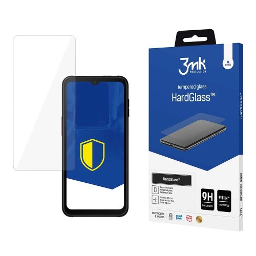 9H 3mk HardGlass™ glass on Samsung Galaxy XCover 6 Pro