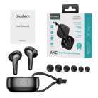 Choetech BH-T17 wireless TWS ANC ENC IPX6 headphones - black