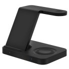 Tech-Protect A11 15W inductive charger in the form of a 3-in-1 stand for smartphone / headphones / smartwatch - black