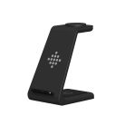 Tech-Protect A7 10W inductive charger in the form of a 3-in-1 stand for smartphone / headphones / smartwatch - black