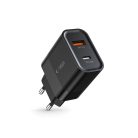 Tech-Protect C30W USB-C PD 30W / USB-A QC 3.0 network charger - black