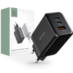   Tech-Protect C65W-2 network charger 2x USB-C PD 65W / USB-A QC 3.0 - black