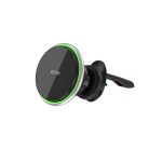 Tech-Protect MM15W-V3 car phone holder with MagSafe 15W inductive charger for air vent - black