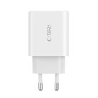 Tech-Protect NC30W network charger 2x USB-C PD 30W / USB-A QC 3.0 - white