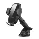 Tech-Protect CM15W-V1 car phone holder with 15W inductive charger for cockpit / air vent - black