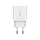 Tech-Protect C20W mains charger 2x USB-C PD 20W - white