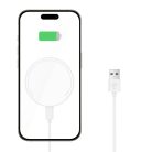 Tech-Protect QI15W-A33 inductive charger with MagSafe and stand with USB-A / USB-C cable - white