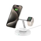 Tech-Protect QI15W-A35 3in1 inductive charger with MagSafe for phone / AirPods / Apple Watch - white