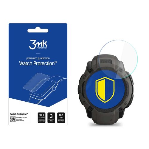 3mk Watch Protection™ v. FlexibleGlass hybrid glass on Garmin Instinct 2X