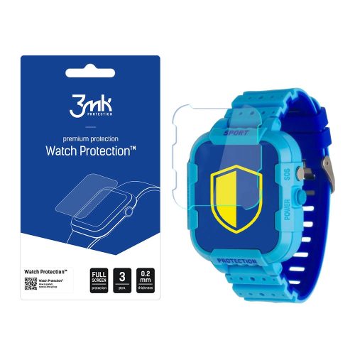 3mk Watch Protection™ v. FlexibleGlass hybrid glass on Garett Kids Star 4G RT