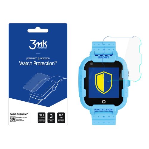 3mk Watch Protection™ v. FlexibleGlass hybrid glass on Garett Kids 4G