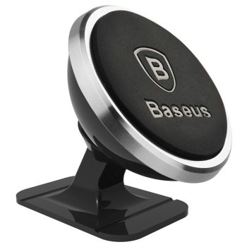 Baseus 360-Forgatható Univerzális Mágneses Autós Tartó Holder  Ezüst   Baseus 360-Forgatható Univerzális Mágneses Autós Tartó Holder  Ezüst