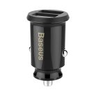 Baseus Grain Car Charger CCALL-ML01 mini charger 2x USB-A 3.1A - black