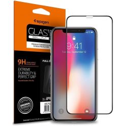 TEMPERED GLASS Spigen GLASS FC IPHONE 11 PRO BLACK