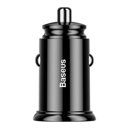 Baseus Circular smart car charger 2x USB QC3.0 Quick Charge 3.0 SCP AFC 30W black (CCALL-YD01)