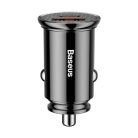 Baseus Circular PPS smart car charger with USB Quick Charge 4.0 QC 4.0 and USB-C PD 3.0 SCP ports black (CCALL-YS01)