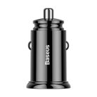 Baseus Circular PPS smart car charger with USB Quick Charge 4.0 QC 4.0 and USB-C PD 3.0 SCP ports black (CCALL-YS01)