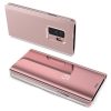 Samsung Galaxy S10e Notesz Tok Clear View Mirror Style Pink