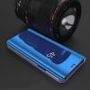 Huawei P30 Pro Notesz Tok Clear View Mirror Style Kék