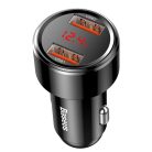 Baseus Magic Series Dual QC - Quick Charge 3.0 2x USB 45W 6A car charger black (CCMLC20A-01)