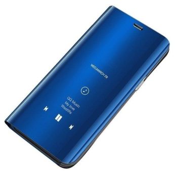 Clear View Notesz Tok Mirror Hivásmutató Funkcióval Xiaomi Mi 9T Pro / Mi 9T Kék   Clear View Notesz Tok Mirror Hivásmutató Funkcióval Xiaomi Mi 9T Pro / Mi 9T Kék