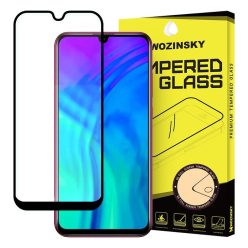   Tempered Glas Kijelzővédő Üveg Full Coveraged Huawei Honor 20 Lite Fekete