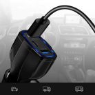 Wozinsky car charger USB x2 and USB C black (WCC-01)