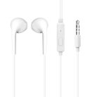 Dudao in-ear wired mini jack 3.5mm headset white (X10S white)