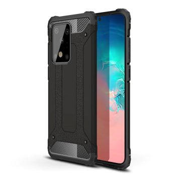 Samsung Galaxy S20 Ultra Tok Hybrid Armor Case Tough Rugged Ütésállókivitel 2in1 Fekete   Samsung Galaxy S20 Ultra Tok Hybrid Armor Case Tough Rugged Ütésállókivitel 2in1 Fekete