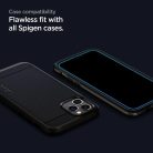 TEMPERED GLASS Spigen GLASS FC IPHONE 12/12 PRO BLACK