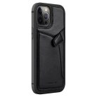 Nillkin Aoge Leather Case Flexible Armored Genuine Leather Case with Pocket for iPhone 12 Mini Black