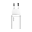 Baseus Super Si 1C fast charger USB Type C 20W Power Delivery + USB Type C - Lightning cable 1m white (TZCCSUP-B02)