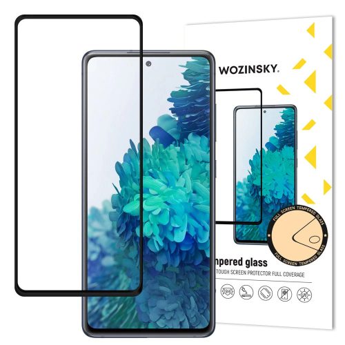 Wozinsky Super Tough Full Glue Tempered Glass Full Screen With Frame Case Friendly Samsung Galaxy A52s 5G / A52 5G / A52 4G Black